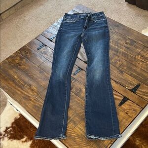 American Eagle Outfitters Dark Blue Boot Cut Jeans